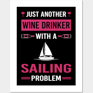 Wine Drinker Sailing Sailor Posters and Art